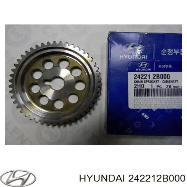 Звездочка-шестерня распредвала двигателя, выпускного Hyundai/Kia 242212B000 цена, от 12.67 USD