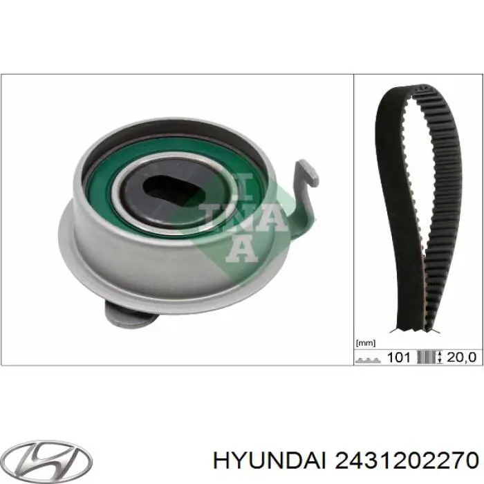 Ремень ГРМ 2431202270 Hyundai/Kia