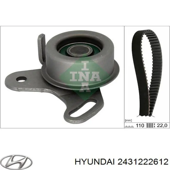2431222612 Hyundai/Kia ремень грм