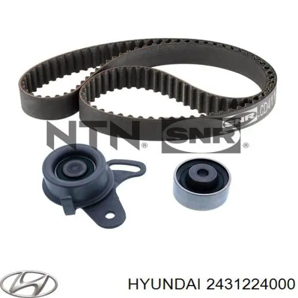 Зубчатый ремень Hyundai/Kia 2431224000 цена, от 7.23 USD