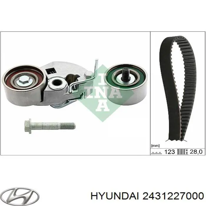 2431227000 Hyundai/Kia Ремень двигателя