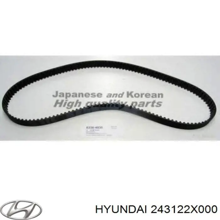 Зубчатый ремень Hyundai/Kia 243122X000 цена, от 17.46 USD