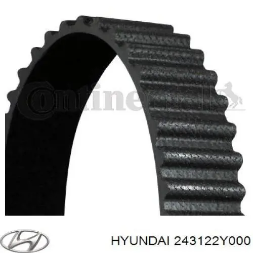 Зубчатый ремень Hyundai/Kia 243122Y000 цена, от 11.24 USD