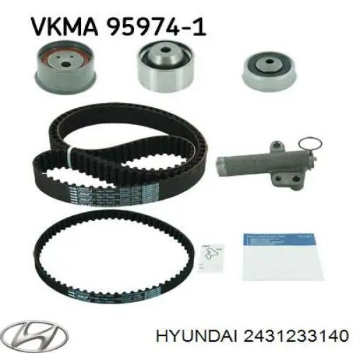 2431233140 Hyundai/Kia ремень грм