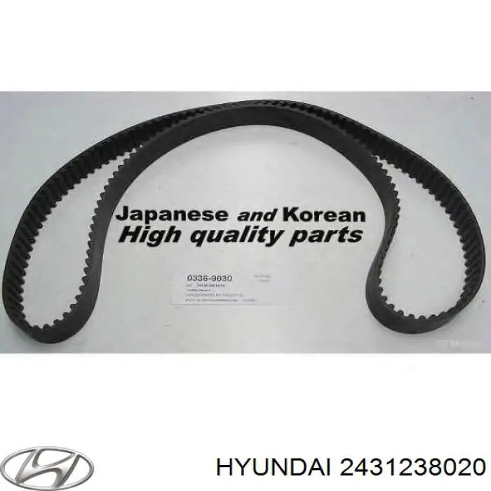 Купить 2431238020 Hyundai/Kia Ремень газораспределительного механизма