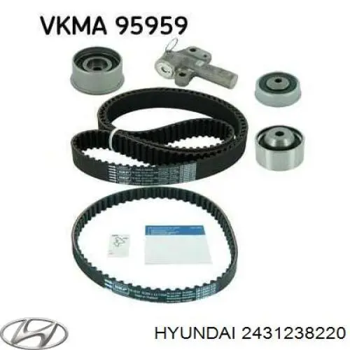 ГРМ ремни Hyundai/Kia 2431238220