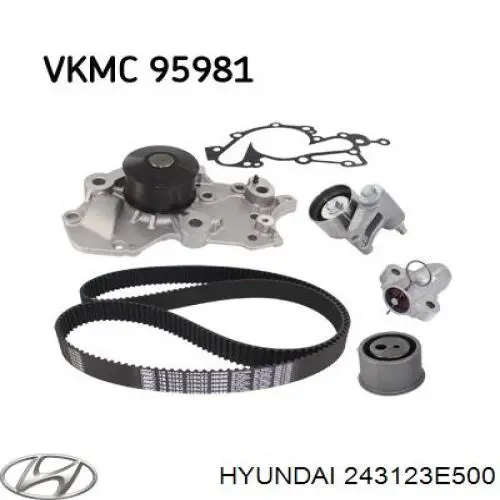 Купить 243123E500 Hyundai/Kia Ремень газораспределительного механизма
