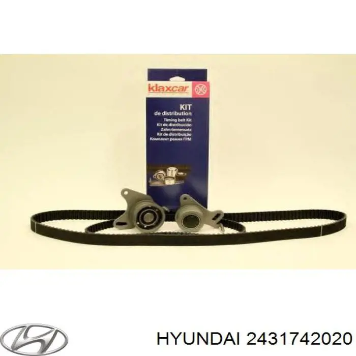 Ролик натяжителя ремня газораспределения Hyundai/Kia 2431742020 цена, от 22.32 USD