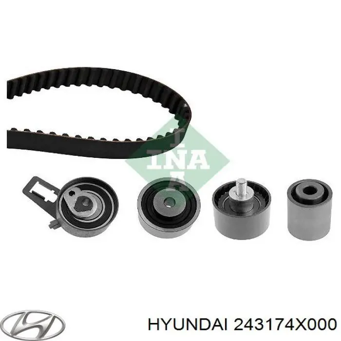 Обводной ролик ремня ГРМ Hyundai/Kia 243174X000 цена, от 26.24 USD
