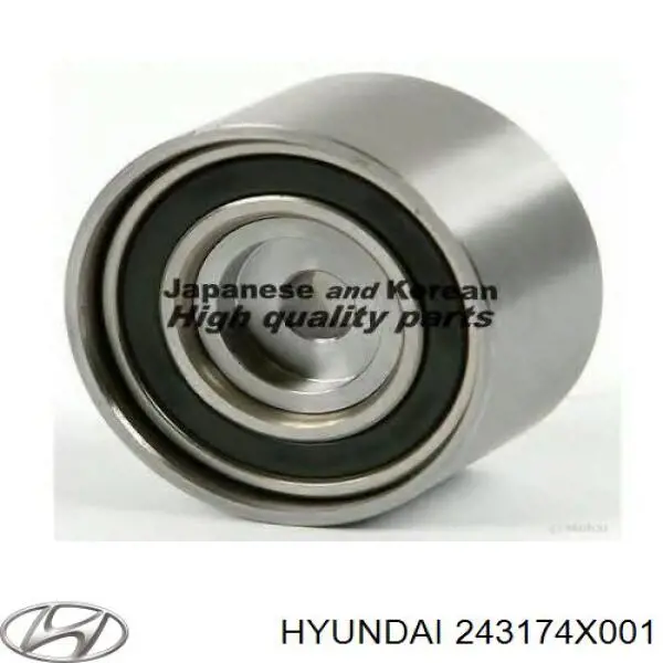 Обводной ролик ремня ГРМ Hyundai/Kia 243174X001 цена, от 69.75 USD