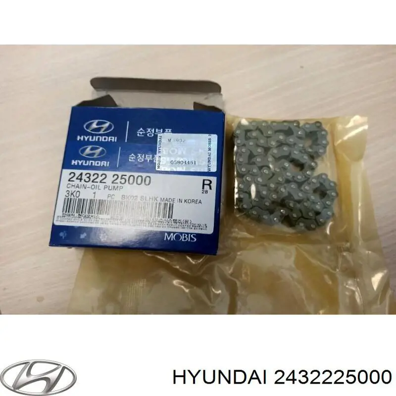 Купить 2432225000 Hyundai/Kia Цепь маслянного насоса