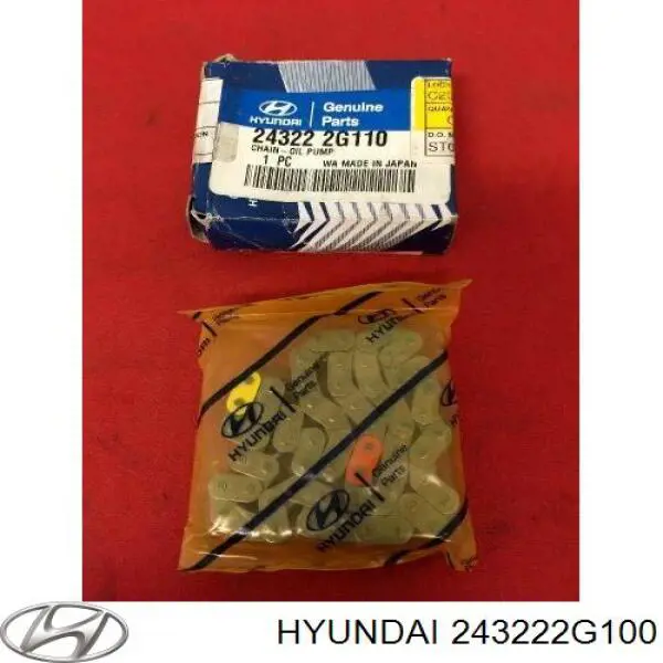 Цепь масло насоса Hyundai/Kia 243222G100 цена, от 20.27 USD