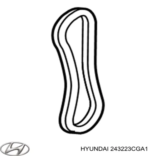 Цепь масло насоса Hyundai/Kia 243223CGA1 цена, от 20.12 USD