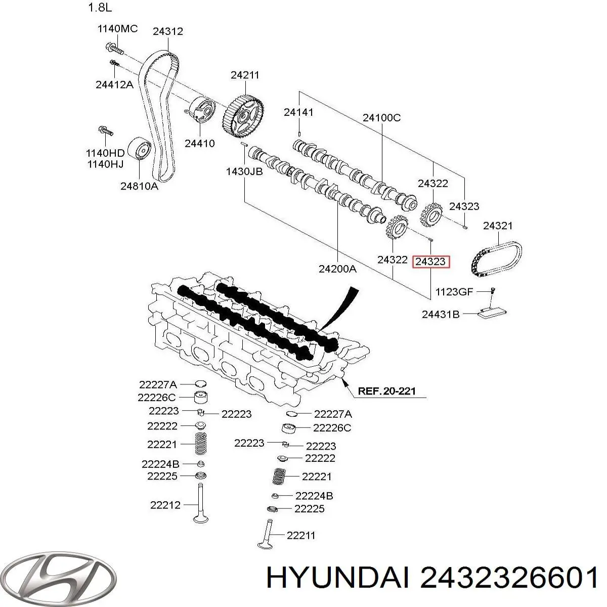  2432326601 Hyundai/Kia