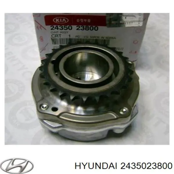 2435023800 Hyundai/Kia звездочка-шестерня распредвала двигателя, впускного
