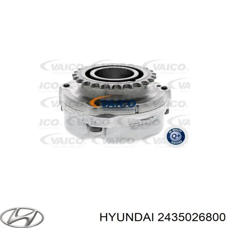 2435026800 Hyundai/Kia engrenagem de cadeia da roda dentada da árvore distribuidora de motor