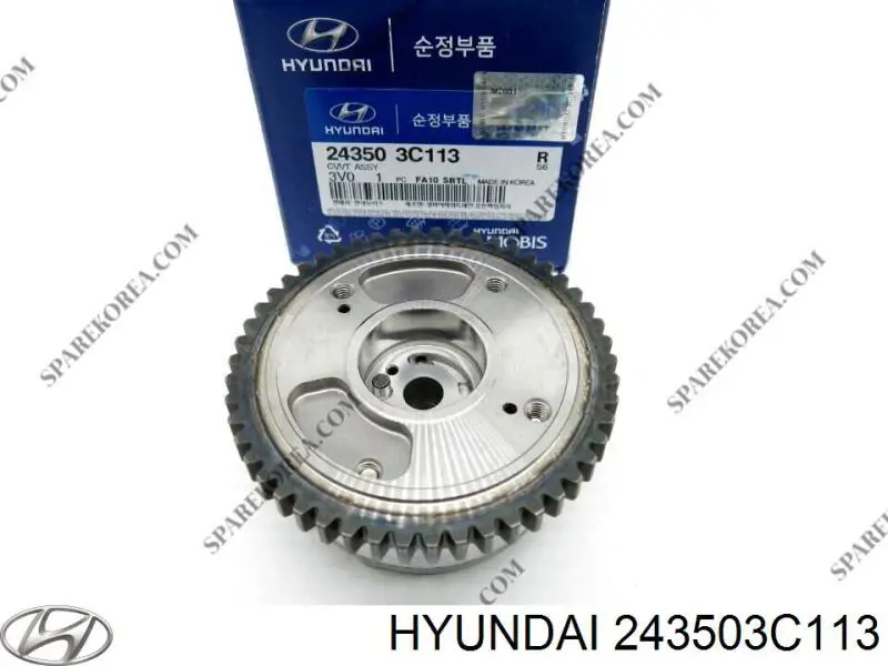 243503C113 Hyundai/Kia звездочка-шестерня распредвала двигателя, впускного