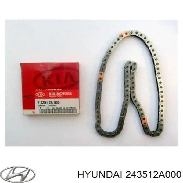 Цепь ГРМ Hyundai/Kia 243512A000