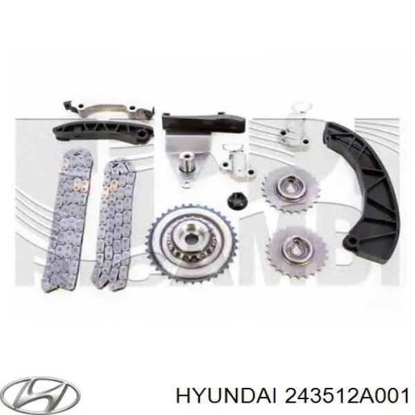 Цепь ГРМ HYUNDAI 243512A001