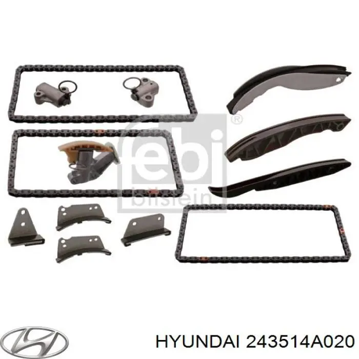 Купить 243514A020ZUHY Zuiko Цепь ГРМ верхняя