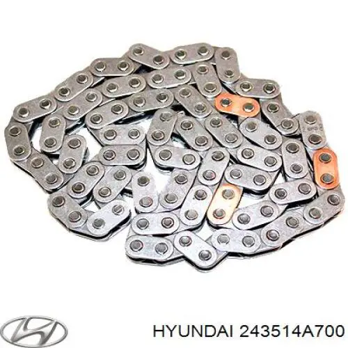 Купить 243514A700 Hyundai/Kia Цепь ГРМ, распредвала