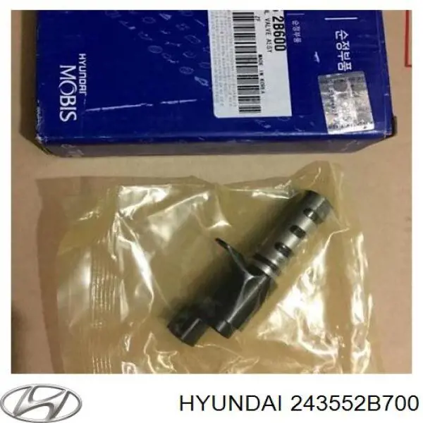 243552B700 Hyundai/Kia válvula eletromagnética de posição (de fases da árvore distribuidora)