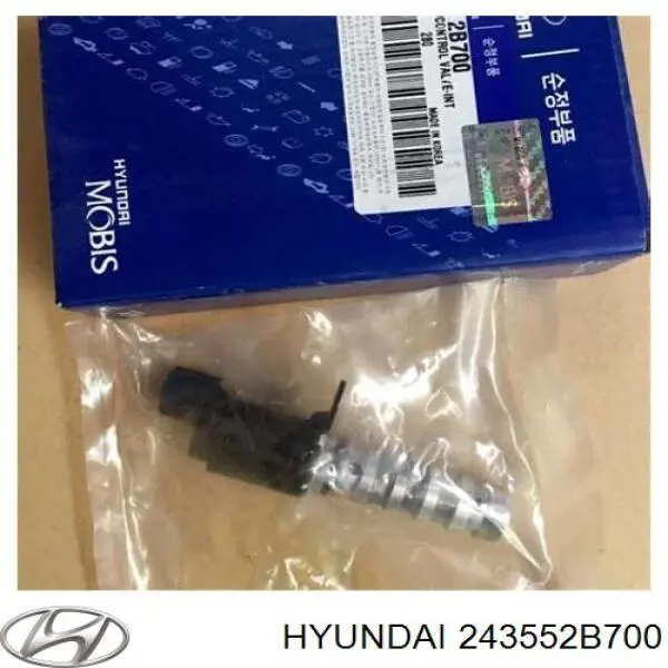 Válvula control, ajuste de levas 243552B700 Hyundai/Kia