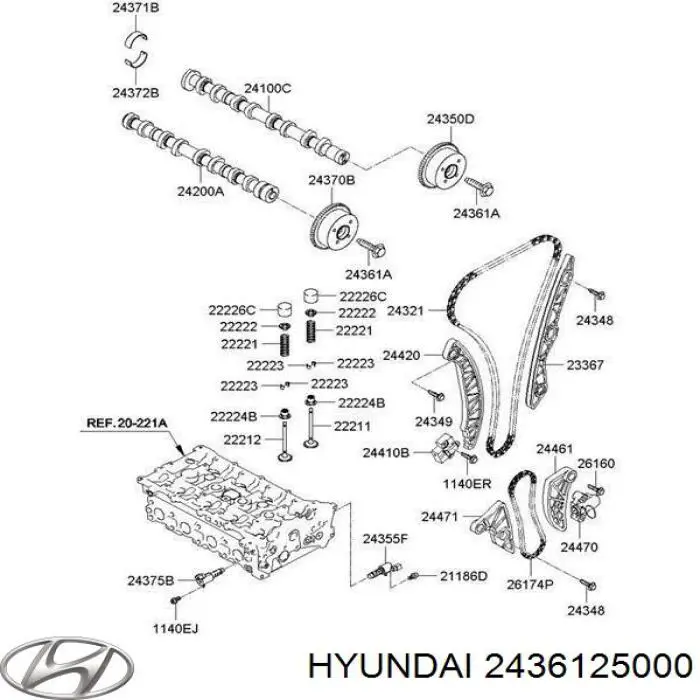  2436125000 Hyundai/Kia