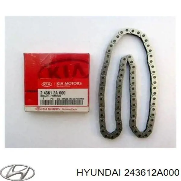 Цепь масляного насоса Hyundai/Kia 243612A000