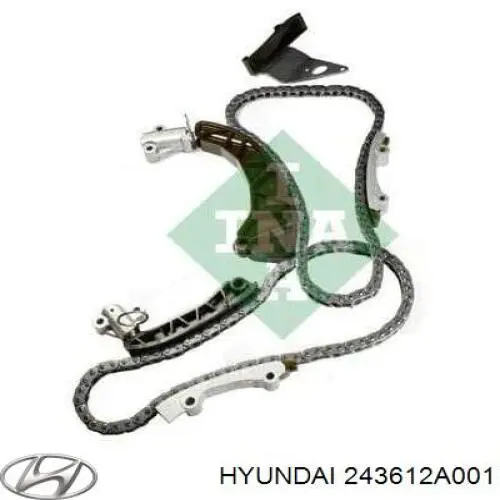 Цепь ГРМ нижняя Hyundai/Kia 243612A001 цена, от 43.06 USD