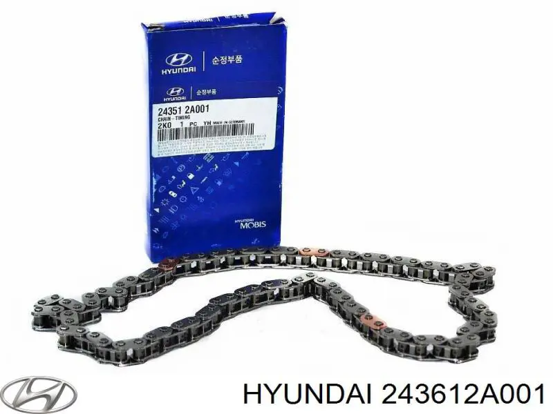 Цепь масляного насоса Hyundai/Kia 243612A001