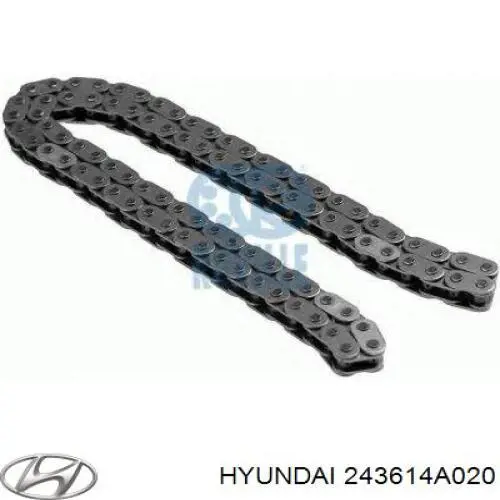 Купить 243614A020 Hyundai/Kia Цепь ГРМ, распредвала