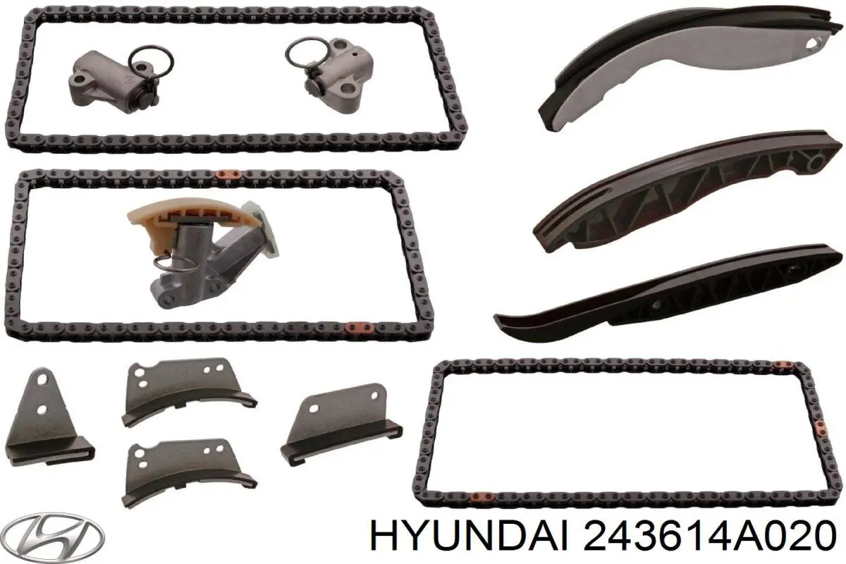 Цепь привода распредвала Hyundai/Kia 243614A020 цена, от 42.66 USD