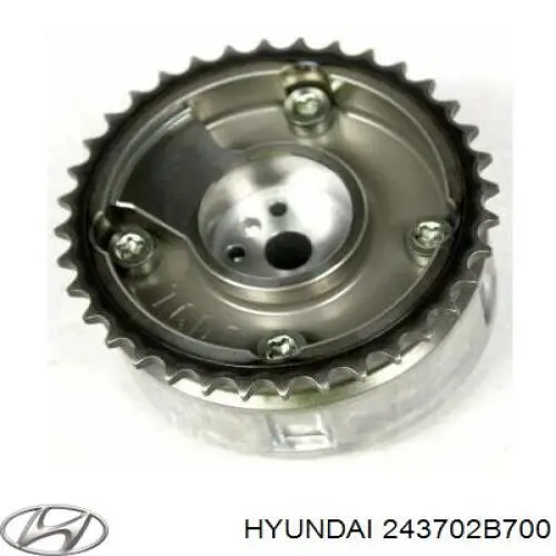 Engrenagem de cadeia de roda dentada da árvore distribuidora de escape de motor para Hyundai I30 (GDH)