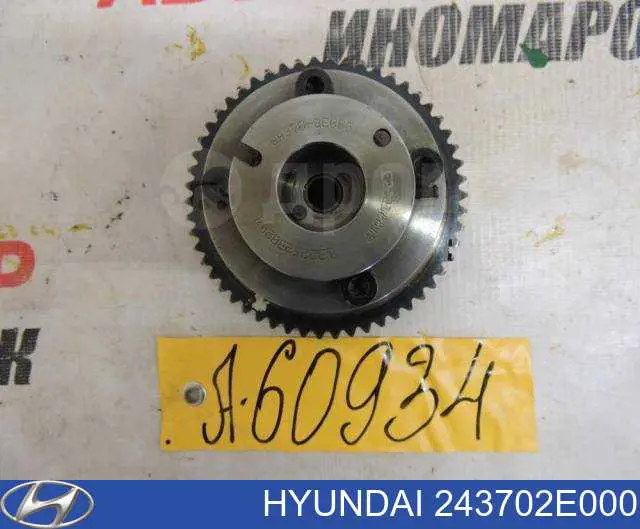 243702E000 Hyundai/Kia engrenagem de cadeia de roda dentada da árvore distribuidora de escape de motor