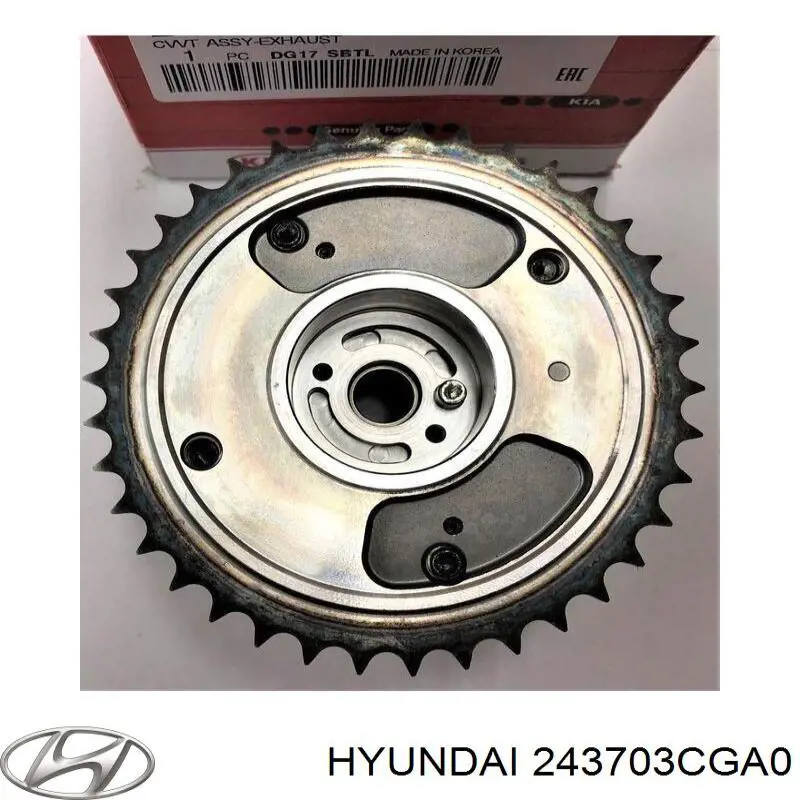 Купить 243703CGA0 Hyundai/Kia Шестерня выпускного распредвала