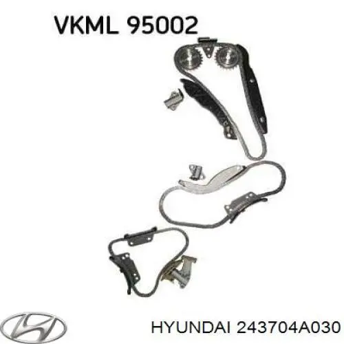 Натяжитель цепи ТНВД 243704A030ZUHY Zuiko
