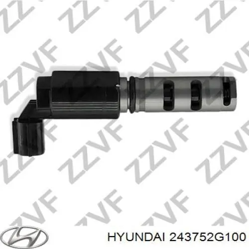 243752G100 Hyundai/Kia клапан электромагнитный положения (фаз распредвала правый)
