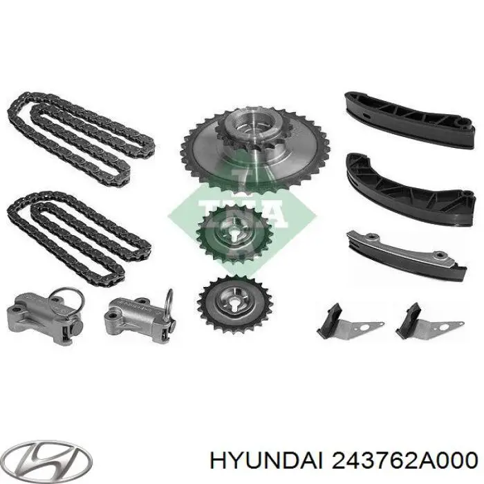 Купить 243762A000 Hyundai/Kia Башмак натяжителя цепи ТНВД
