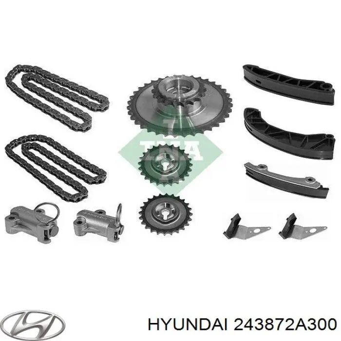 Amortecedor de cadeia do mecanismo de distribuição de gás, superior para Hyundai Elantra (MD)