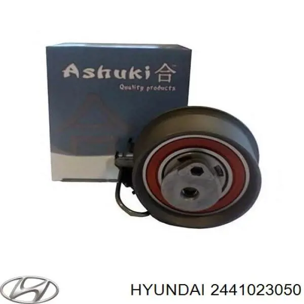 Rolo de reguladora de tensão da correia do mecanismo de distribuição de gás Hyundai/Kia 2441023050