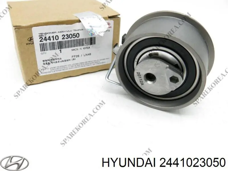 Compre 2441023050 Hyundai/Kia Rolo de reguladora de tensão da correia do mecanismo de distribuição de gás