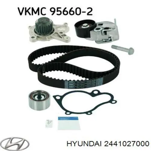 Натяжной ролик ГРМ Hyundai/Kia 2441027000