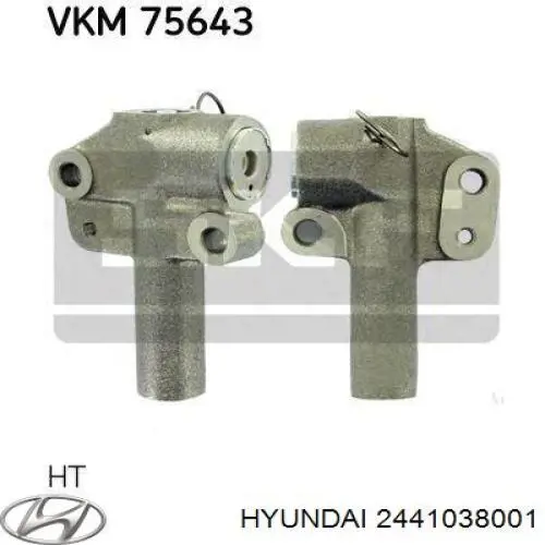 2441038001 Hyundai/Kia Ролик натяжителя ремня ГРМ