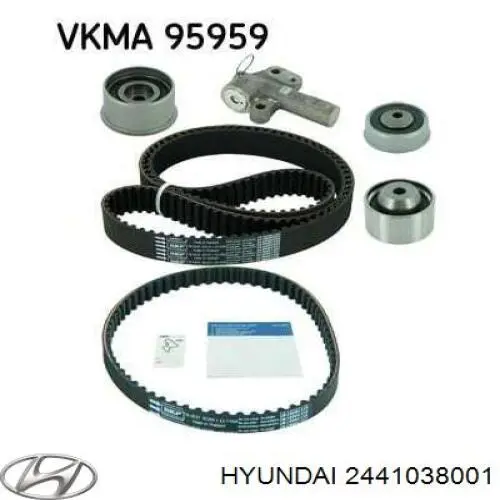 Купить 2441038001 Hyundai/Kia Натяжитель ремня ГРМ