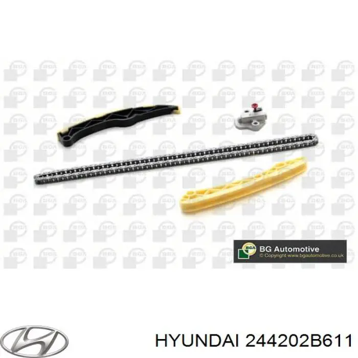 244202B611 Hyundai/Kia башмак натяжителя цепи грм