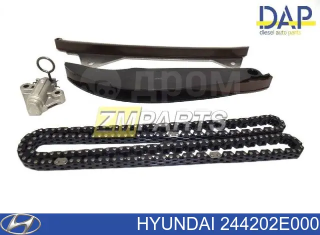 Успокоитель цепи ГРМ, правый 244202E000 Hyundai/Kia