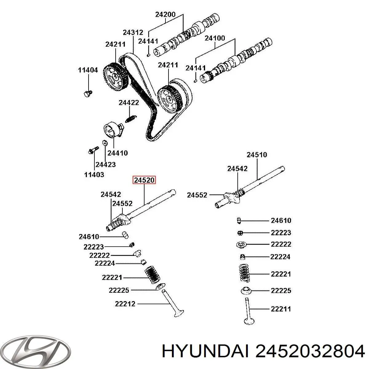  2452032804 Hyundai/Kia