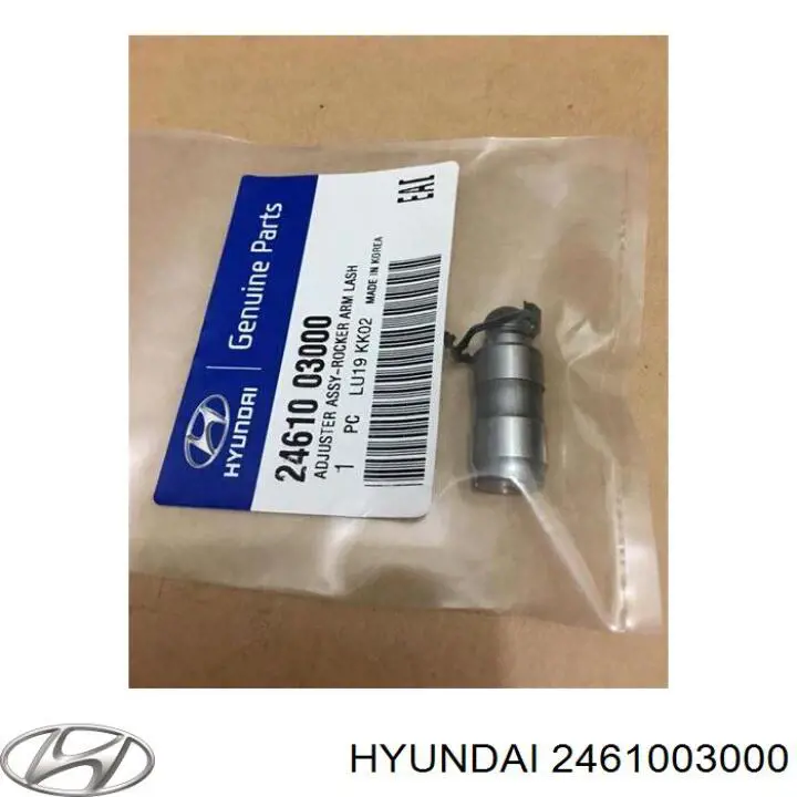 Empujador de válvula 2461003000 Hyundai/Kia