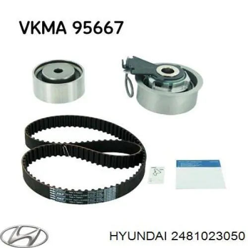 Купить 2481023050 Hyundai/Kia Ведуший ролик ГРМ